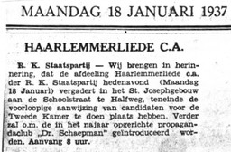 19370118-HD Haarlemmerliede, R.K. Staatspartij