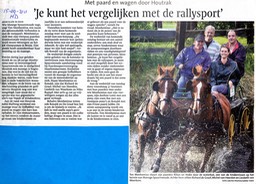 20110915-HD Met paard en wagen door Houtrak, Rallysport