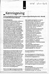 20120118-HW Kennisgeving RWS Hoogspanningsverbinding