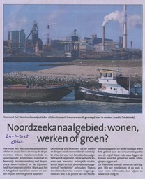 20121124-GW Noordzeekanaalgebied, wonen werken of groen in 2040, NZKG