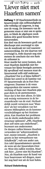 20140118-HD Liever niet samen met Haarlem, toekomst
