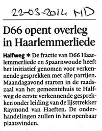 20140322-HD D66 opent overleg in Haarlemmerliede
