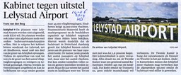 20140616-HD Kabinet tegen uitstel Lelystad Airport, Schiphol