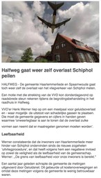 20141107-HDi Halfweg gaat weer zelf overlast Schiphol peilen