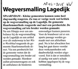 20150318-WW Wegversmalling Lagedijk