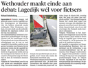 20151030-HD Wethouder maakt einde aan debat, Lagedijk wel voor fietsers