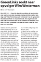 20160120-WW GroenLinks zoekt opvolger Wim Westerman