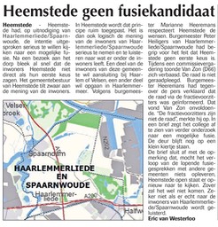 20160217-De Heemsteder Heemstede geen fusiekandidaat