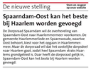 20161022-HD Stelling, Spaarndam-Oost kan het beste bij Haarlem worden gevoegd