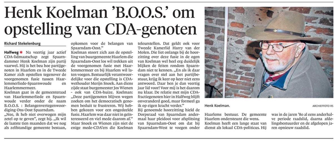 20180302-HD Henk Koelman BOOS om opstelling van CDA-genoten