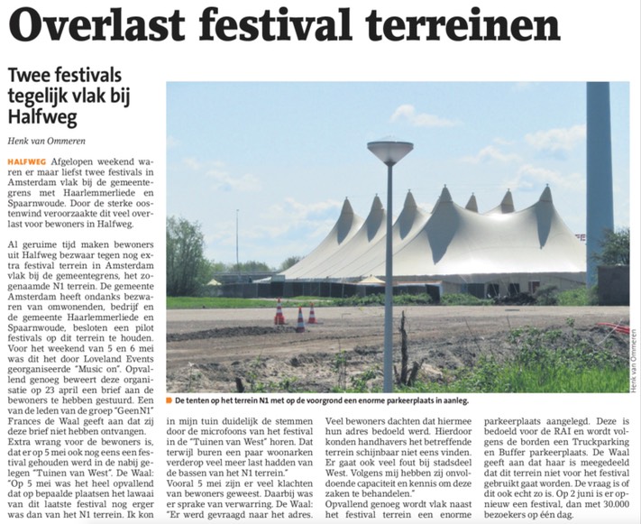 20180511-HCN Overlast festivalterrein, N1, Amsterdam