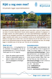 20180705-HCN Rijnland, Actualisatie leggen oppervlaktewater