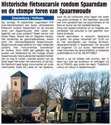 20180912-WP Historische fietsexcursie rondom Spaarndam en de stompe toren van Spaarnwoude