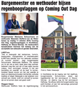 20191016-WP Burgemeester en wethouder hijsen regenboogvlaggen op Comming Out Dag