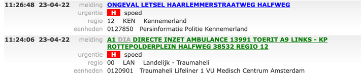 20220423 Ongeval letsel Haarlemmerstraatweg