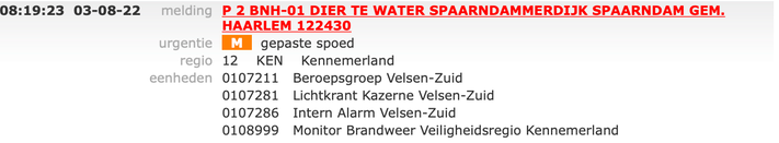 20220803-112 Dier te water Spaarndammerdijk